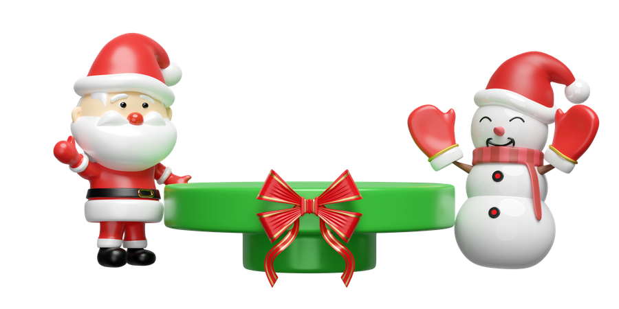 Cadeau du père Noël  3D Icon