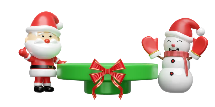 Cadeau du père Noël  3D Icon