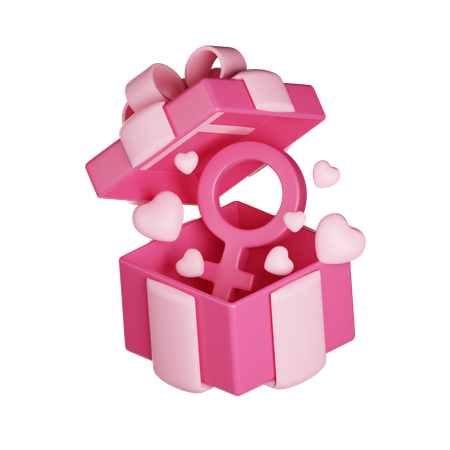 Cadeau pour la fête des femmes  3D Icon