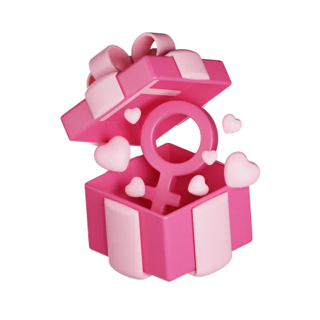 Cadeau pour la fête des femmes  3D Icon