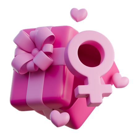 Cadeau pour la fête des femmes  3D Icon