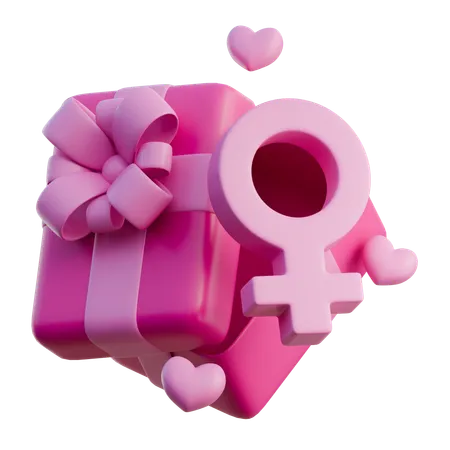 Cadeau pour la fête des femmes  3D Icon