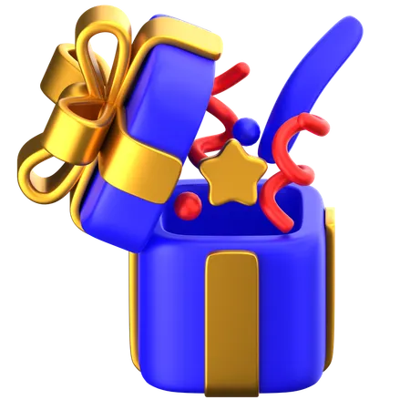 Récompense cadeau  3D Icon