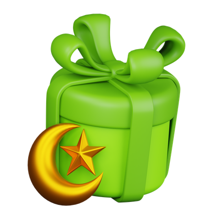 Cadeau de ramadan  3D Icon