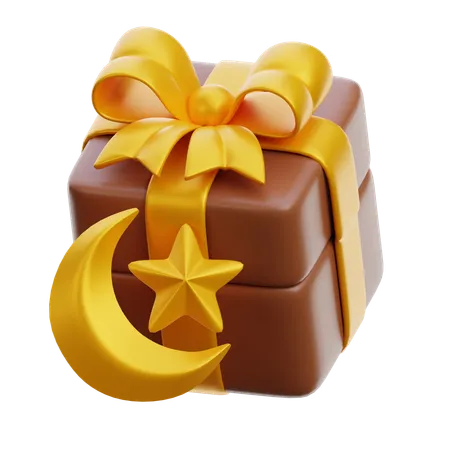 Cadeau de ramadan  3D Icon