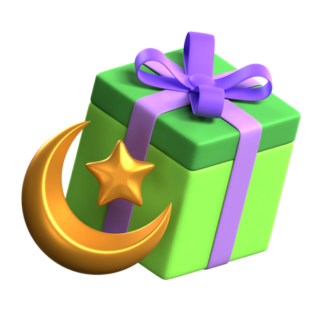 Cadeau de ramadan  3D Icon