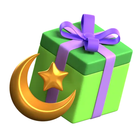 Cadeau de ramadan  3D Icon