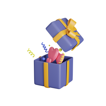 Cadeau surprise  3D Icon