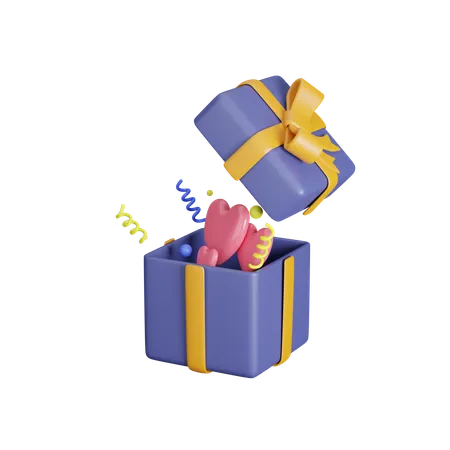 Cadeau surprise  3D Icon