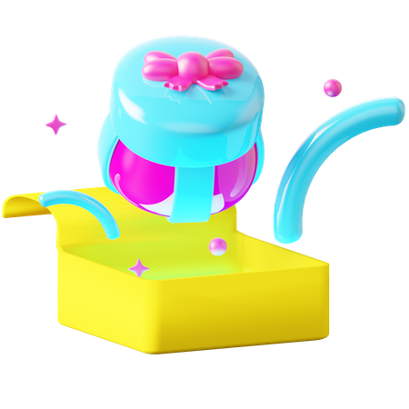 Cadeau surprise  3D Icon