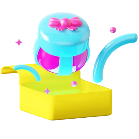 Cadeau surprise  3D Icon