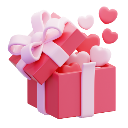 Cadeau surprise de la Saint-Valentin  3D Icon