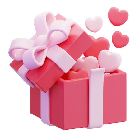 Cadeau surprise de la Saint-Valentin  3D Icon
