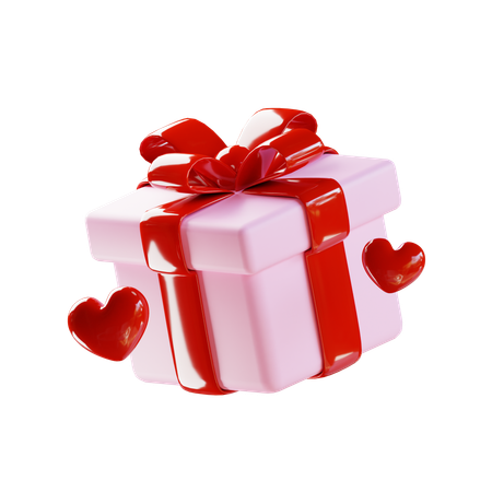 Cadeau de Saint Valentin  3D Icon