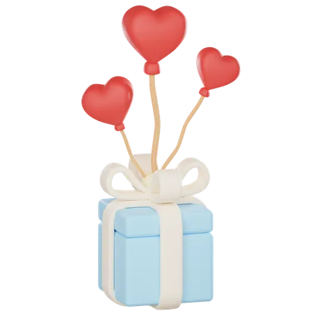 Cadeau de Saint Valentin  3D Icon