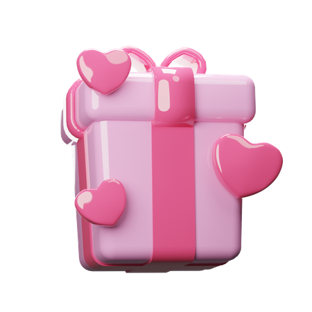 Cadeau de Saint Valentin  3D Icon