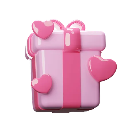 Cadeau de Saint Valentin  3D Icon