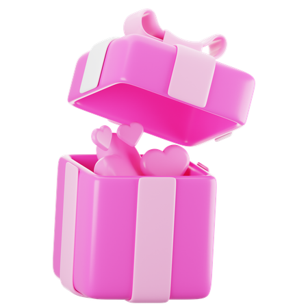 Cadeau de Saint Valentin  3D Icon