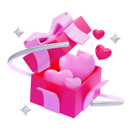 Cadeau de Saint Valentin  3D Icon