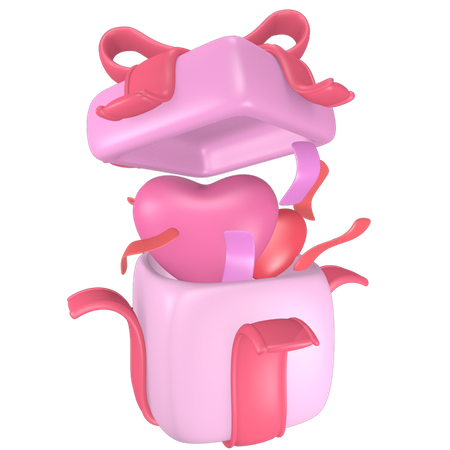 Cadeau de Saint Valentin  3D Icon