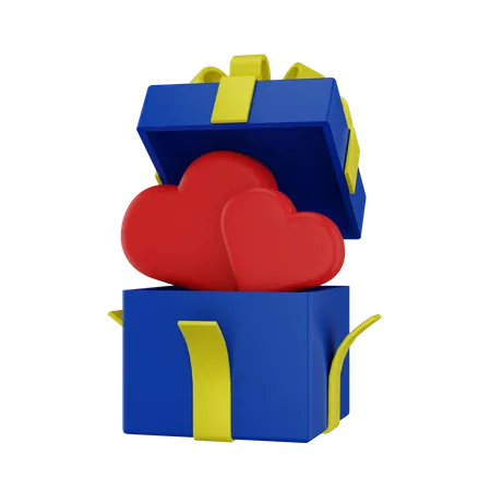 Cadeau de Saint Valentin  3D Icon