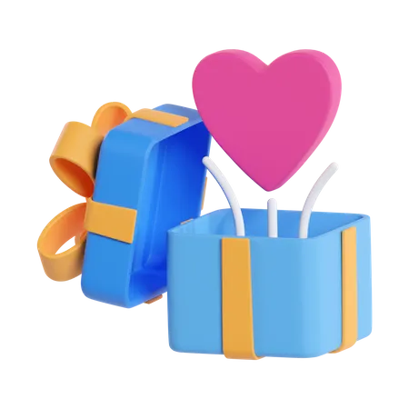 Cadeau de Saint Valentin  3D Icon