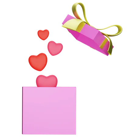 Cadeau de Saint Valentin  3D Icon