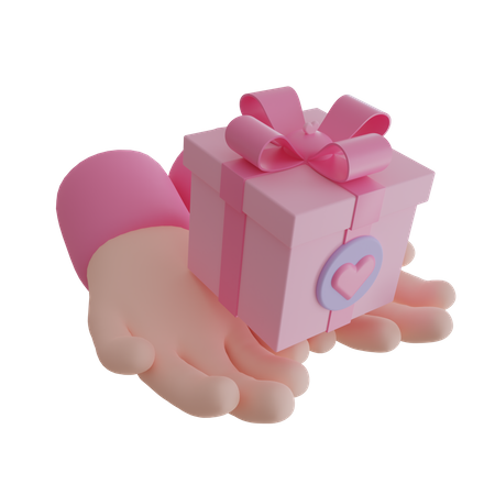 Cadeau de Saint Valentin  3D Icon