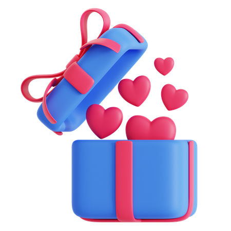 Cadeau de Saint Valentin  3D Icon