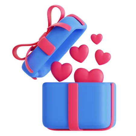 Cadeau de Saint Valentin  3D Icon