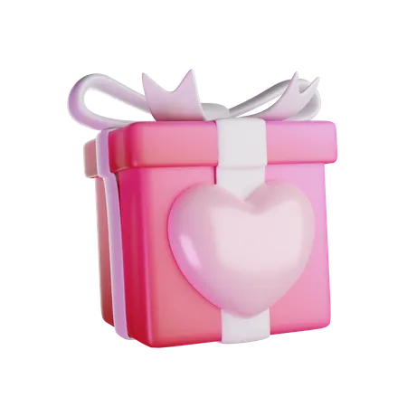 Cadeau de Saint Valentin  3D Icon