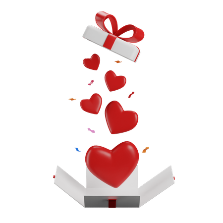 Cadeau de Saint Valentin  3D Icon