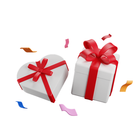 Cadeau de Saint Valentin  3D Icon