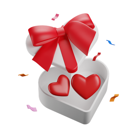 Cadeau de Saint Valentin  3D Icon
