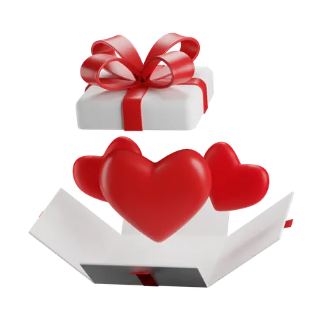 Cadeau de Saint Valentin  3D Icon