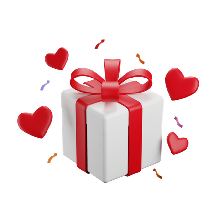 Cadeau de Saint Valentin  3D Icon