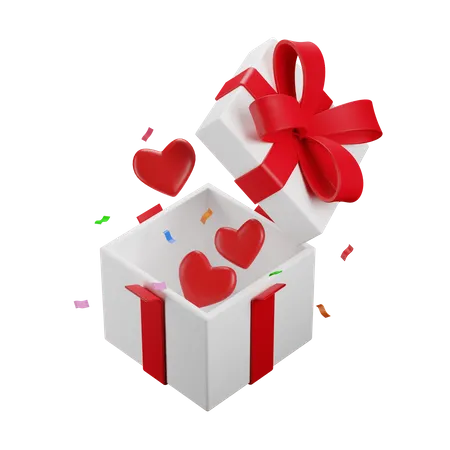 Cadeau de Saint Valentin  3D Icon