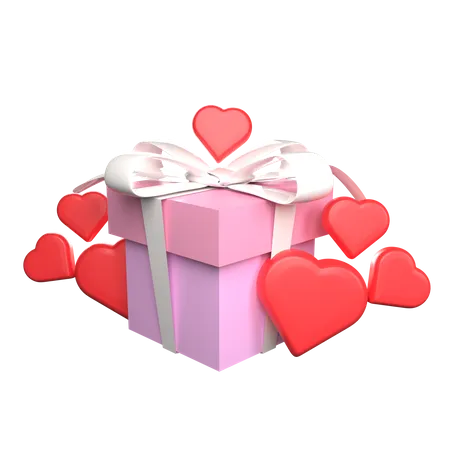 Cadeau de Saint Valentin  3D Icon