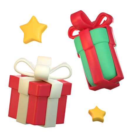 Cadeaux de noël  3D Icon