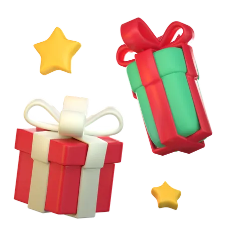 Cadeaux de noël  3D Icon