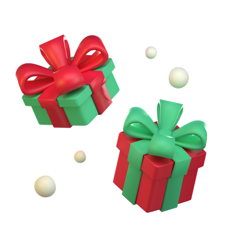 Cadeaux de noël  3D Icon