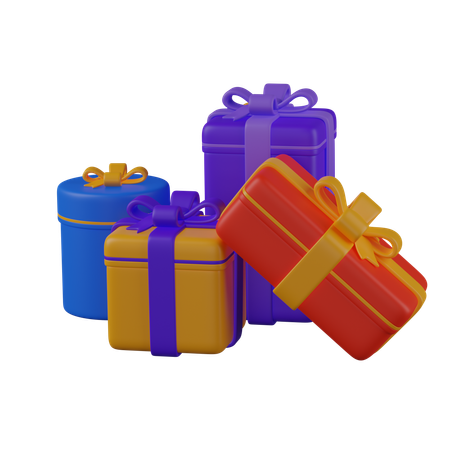 Cadeaux de noël  3D Icon