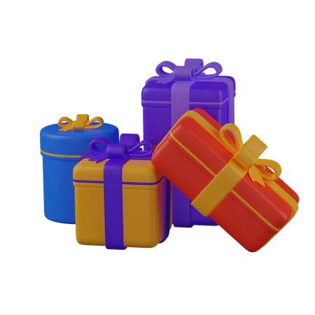 Cadeaux de noël  3D Icon