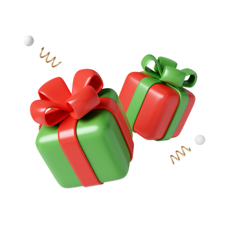 Cadeaux de noël  3D Icon