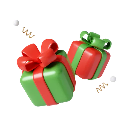 Cadeaux de noël  3D Icon