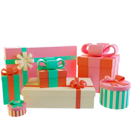 Cadeaux de Noël  3D Icon