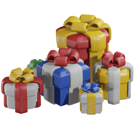 Cadeaux de noël  3D Icon