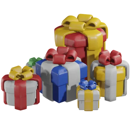 Cadeaux de noël  3D Icon