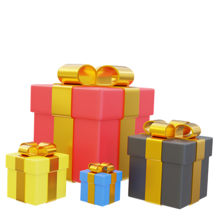 Cadeaux de noël  3D Icon