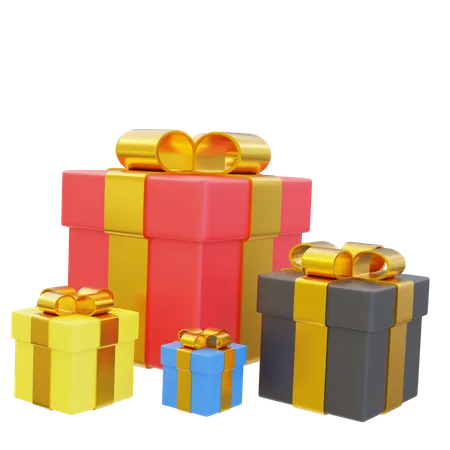 Cadeaux de noël  3D Icon